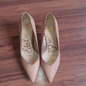 Nude Sam Edelman leather pumps
